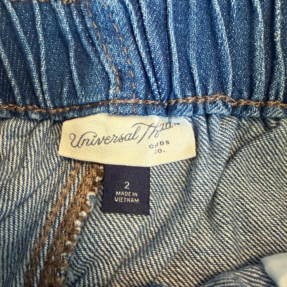 Universal Thread Women's High-Rise Paperbag Tapered Jeans - Size 2 - NWT - Picture 2 of 10